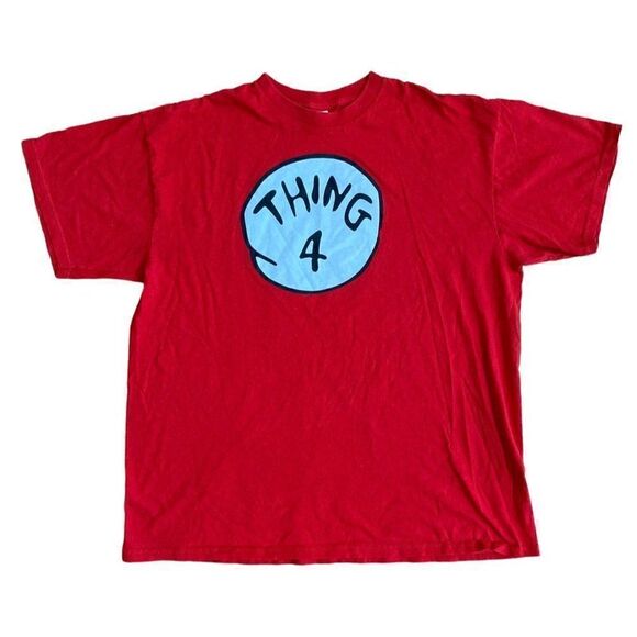 Other - Dr. Seuss THING 4 Tshirt Red sz 2x